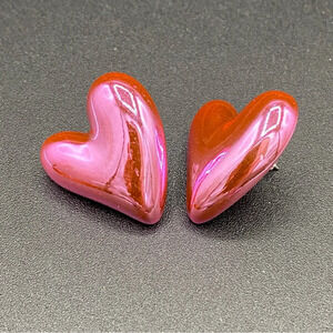 Heart Balloon Stud Earrings